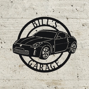 Nissan 350Z Z33 Metal Sign, Nissan Z33 Metal Sign, 350Z Metal Sign, Car Sign, Nissan Sign, Nissan Service, 350Z Garage, Nissan Fairlady