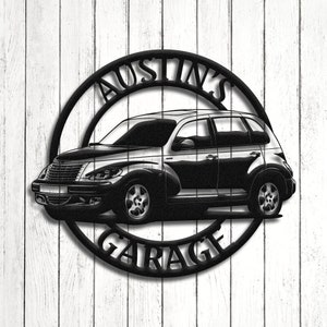 Chrysler PT Cruiser Metal Sign, Chrysler Sign, PT Cruiser Sign, Chrysler accessories, PT Cruiser Wall Sign, Chrysler gifts, Chrysler Cruiser