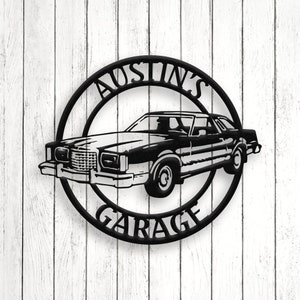 Personalized 1978 Ford Thunderbird Metal Sign, Ford accessories, Ford Garage, Ford gifts, Thunderbird wall art