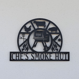 Personalized BBQ Sign, Outdoor Kitchen Sign, Custom Sign, Pit Master Grill Master Sign, Outdoor Sign