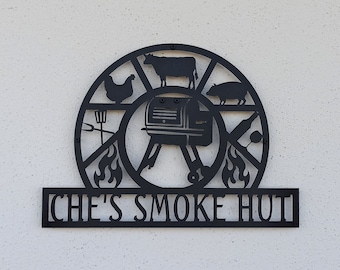 Sinal personalizado para churrasco, sinal de cozinha ao ar livre, sinal personalizado, sinal mestre pit master grill, sinal ao ar livre
