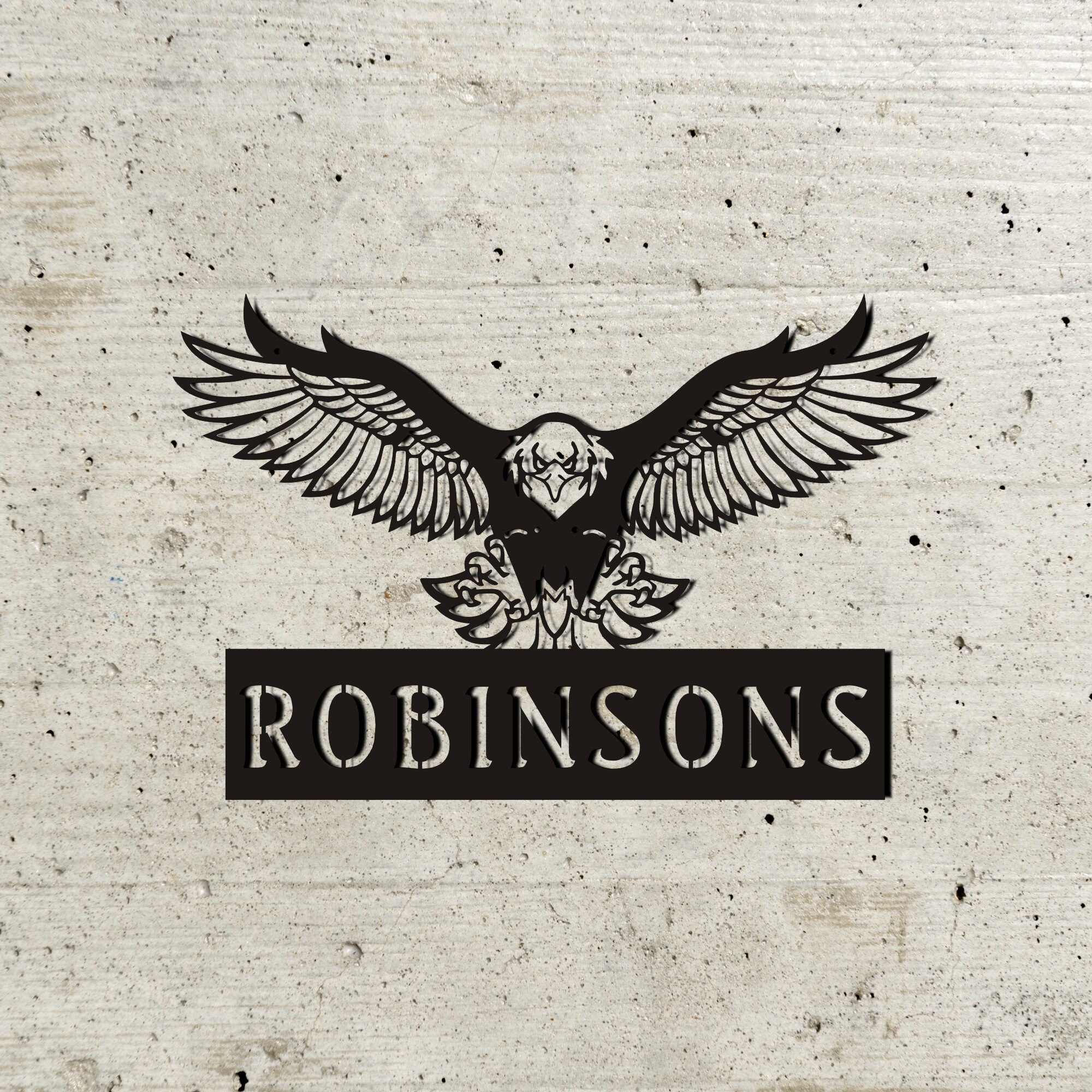 Eagle Address Sign for House Address Plaque House Number Etsy