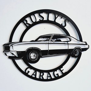 1970 Buick GSX Metal Sign, 1969 Buick GSX, Garage Sign, Classic cars, Vintage cars, Retro Cars, Buick Vintage, Buick GSX accessories