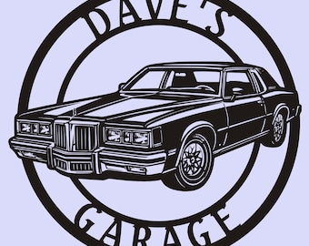 1978 Pontiac Grand Prix Metal Sign: Vintage Garage Decor - Etsy