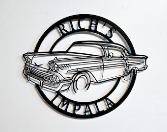 Chevy Impala Parking Sign, Chevy Impala, Impala Sign, Impala Gift