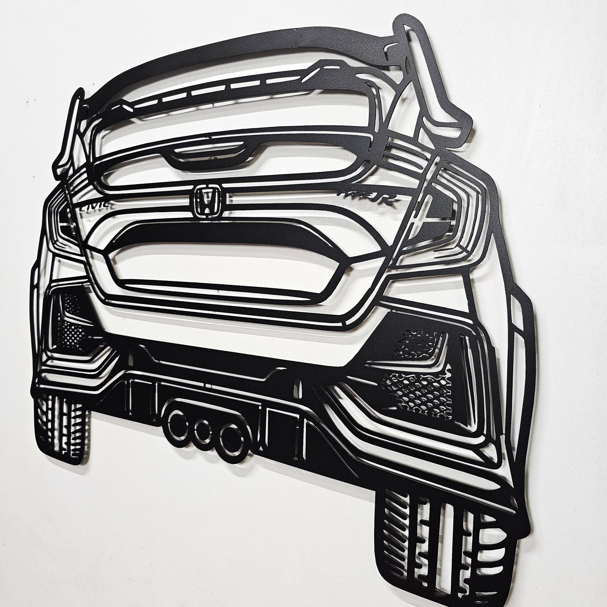 Honda Civic Typer Metal Sign, Type R Accessories, Civic Typer Front ...