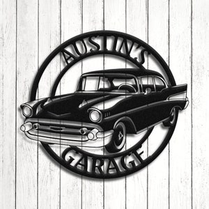 1957 Chevrolet Bel Air, 1957 Bel Air, insegna per auto, Chevrolet Classic, auto d&#39;epoca, accessori Chevrolet, accessori Bel Air, regali Bel Air