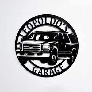 Ford Excursion 2005 Metal Sign, Ford accessories, Ford gifts, Excursion wall art, Excursion garage, ford accessories image 1