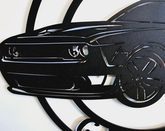 Challenger Metal Sign: Garage Wall Art, Car Decor - Etsy