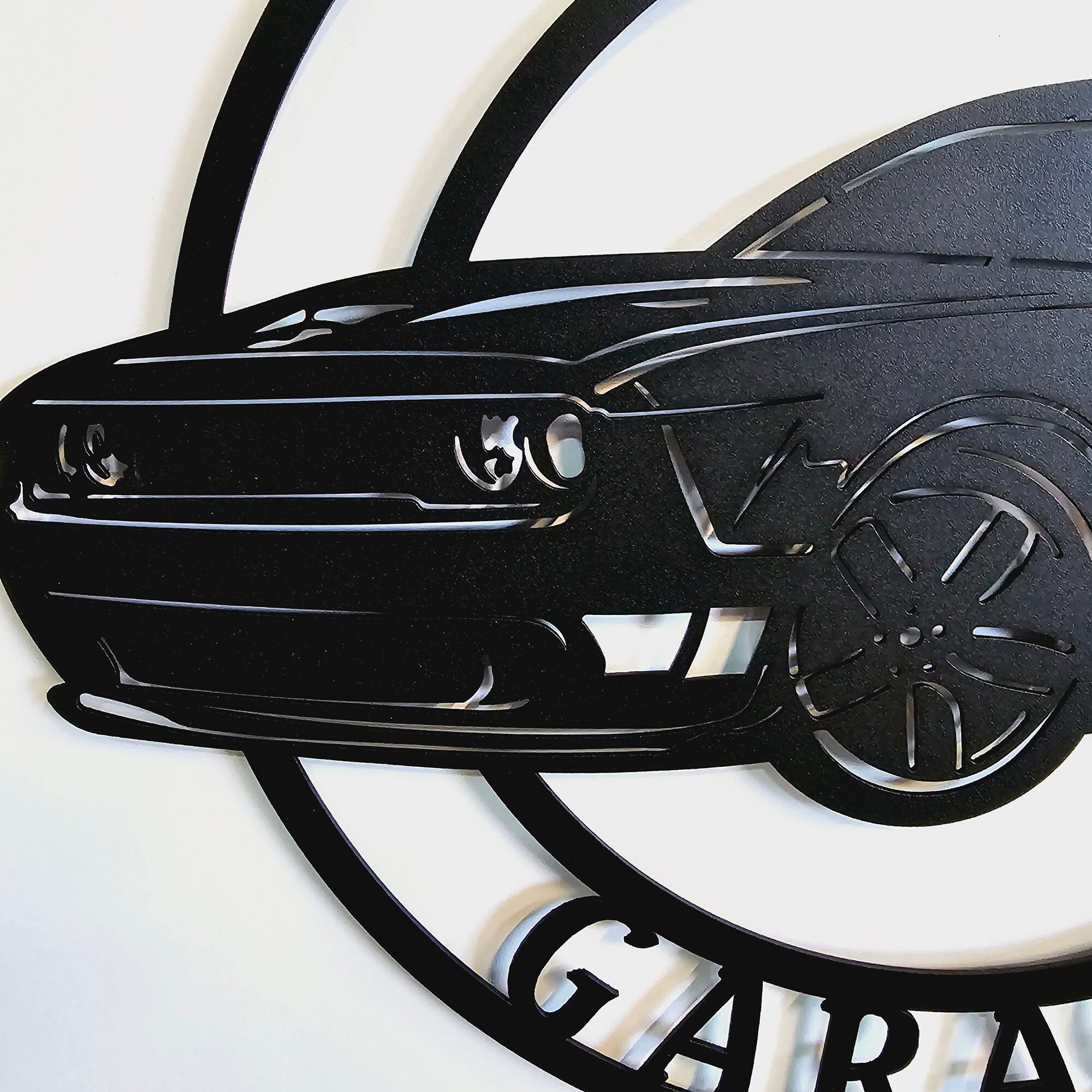 Challenger Metal Sign: Garage Wall Art, Car Decor - Etsy