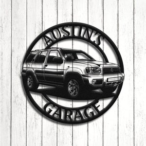 Nissan Pathfinder Metal Sign, Pathfinder Sign, Nissan Sign, Pathfinder Garage,  Nissan Pathfinder, Nissan Garage, Pathfinder accessories