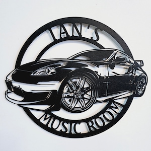 Nissan 370Z Metal Sign, Nissan Z34 Metal Sign, 370Z Metal Sign, Car Sign, Nissan Sign, Nissan Service, 370Z Garage, Z34 Sign, 370ZSign