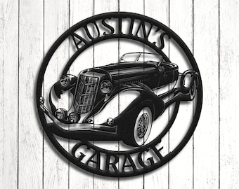 Auburn Speedster Metal Sign, Auburn accessories, Auburn Garage, Auburn gifts, Auburn Speedster wall art, Speedster accessories, Car gifts