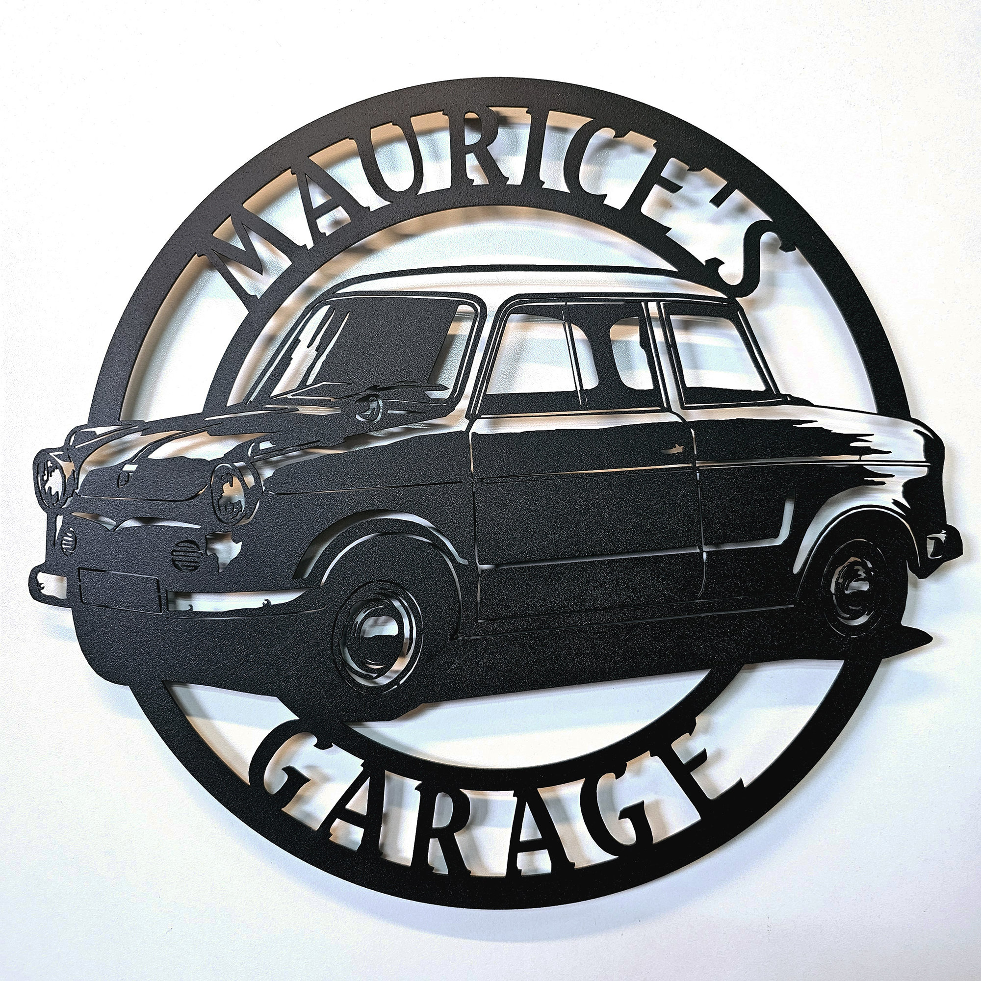 NSU Prinz Metallwandkunst, NSU Prinz Schild, NSU Prinz Schild, Wanddekoration, Geschenk für Auto, Autozubehör