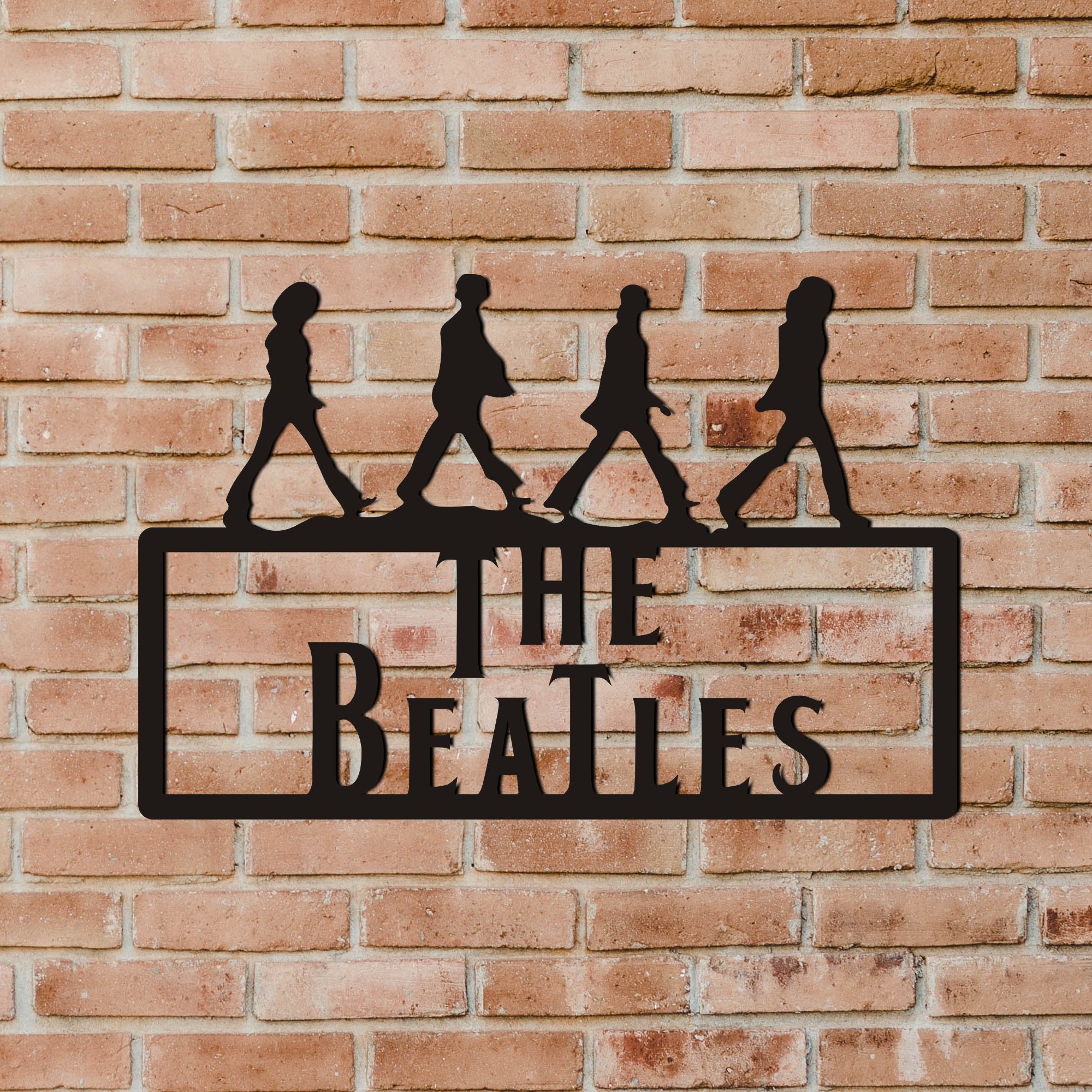 The Beatles Art Metal wall art Regalo de Navidad Decoración Etsy