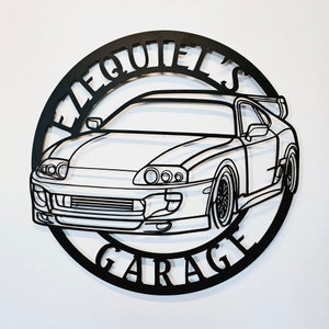 1994 Toyota Supra Metal Sign, Supra Sign, Garage sign, Toyota Supra, Supra Personalized, 94 Supra , Toyota Supra Decor, Supra Wall Art