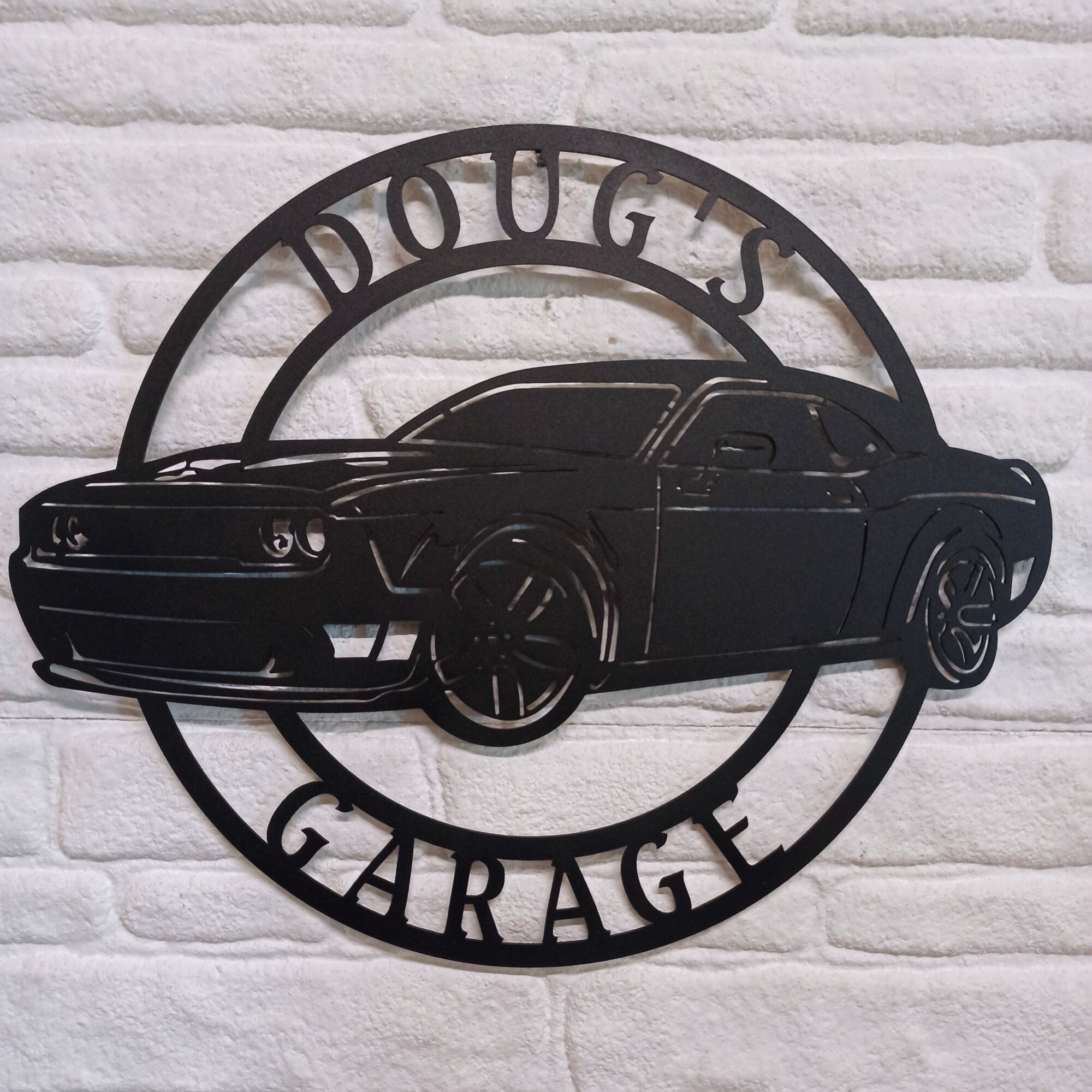 CHALLENGER メタルサイン インテリア Challenger Metal Sign: Garage Wall Art, Car Decor - Etsy