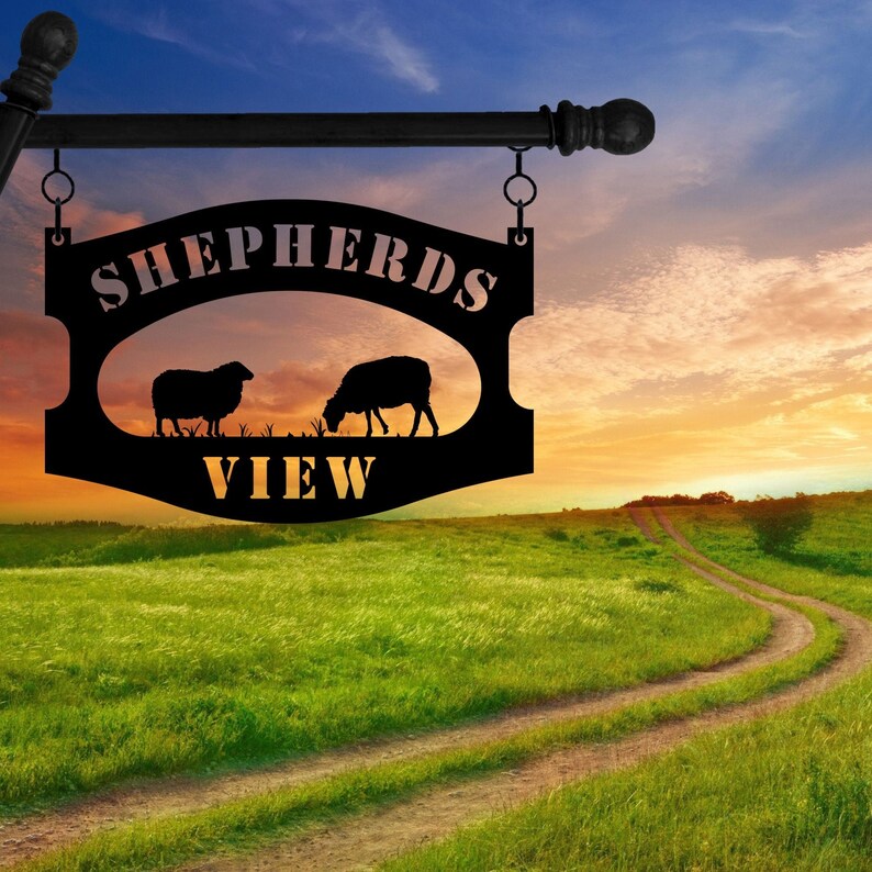 Personalized Farm Sign: Custom Metal Family Name, Established Date - Etsy