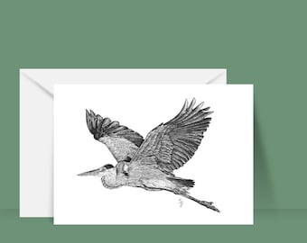 Postcard "Heron"