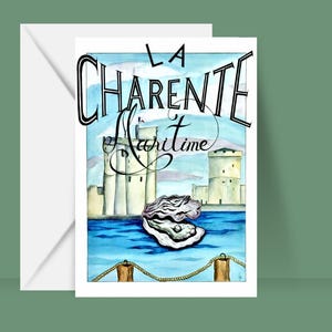 Carte postale « Affiche Charente Maritime »