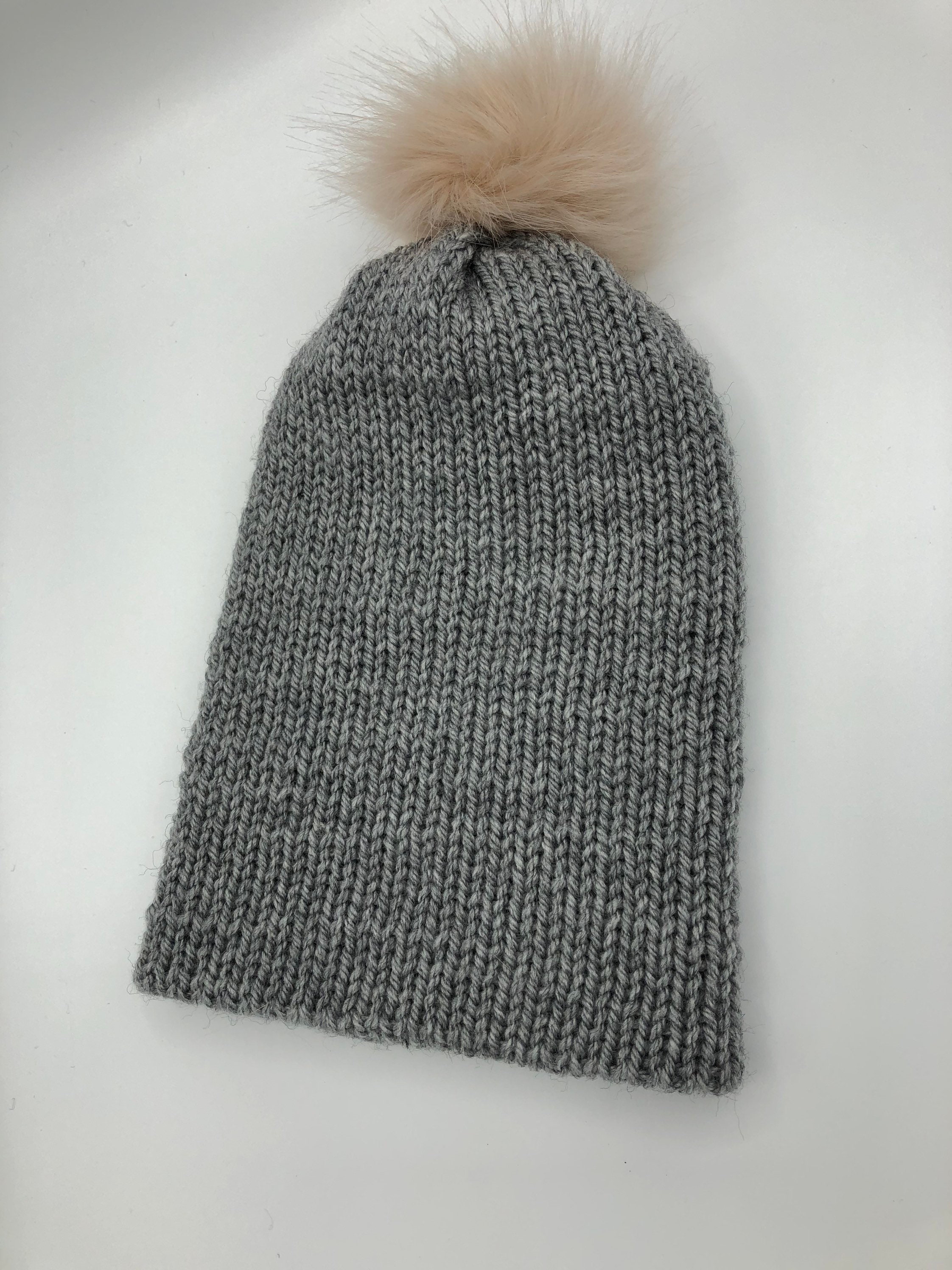 Gorro De Invierno Slouch Beanie De Punto Grueso – Con Forro Polar Suave, Talla Única Unisex, 100% Acrílico
