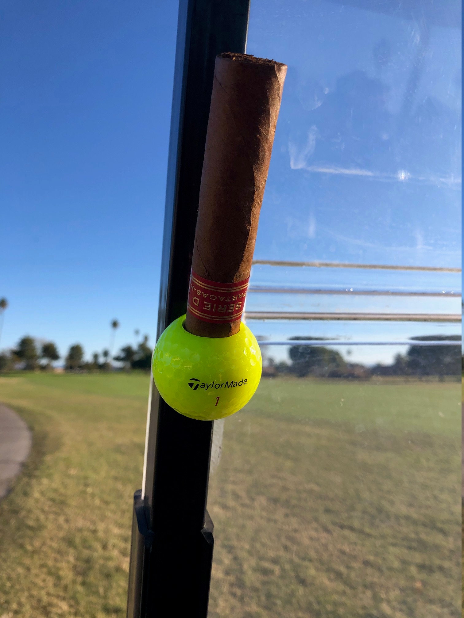 Custom Golf Ball Cigar Holder Etsy