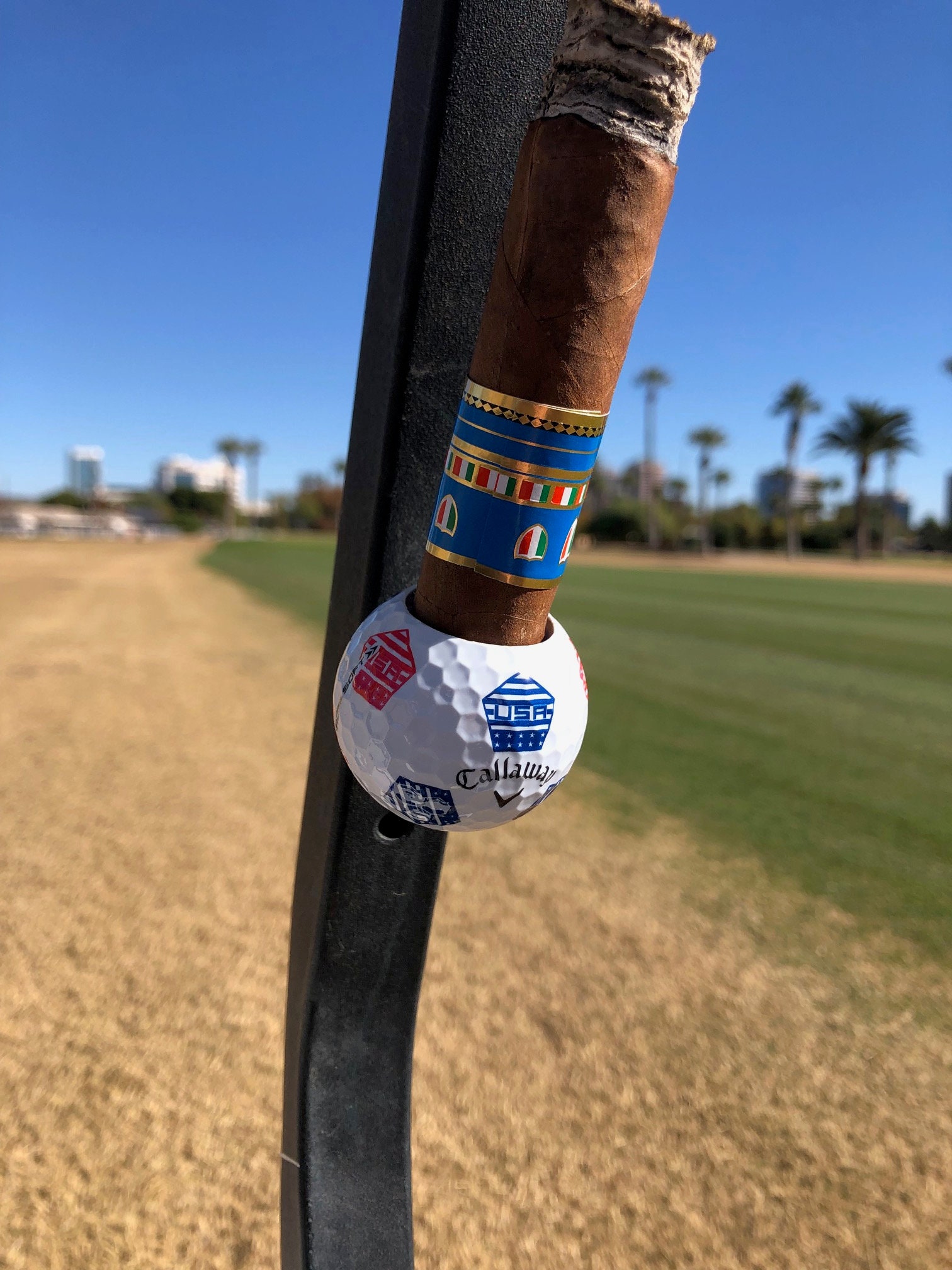 Callaway American Golf Ball Cigar Holder Etsy