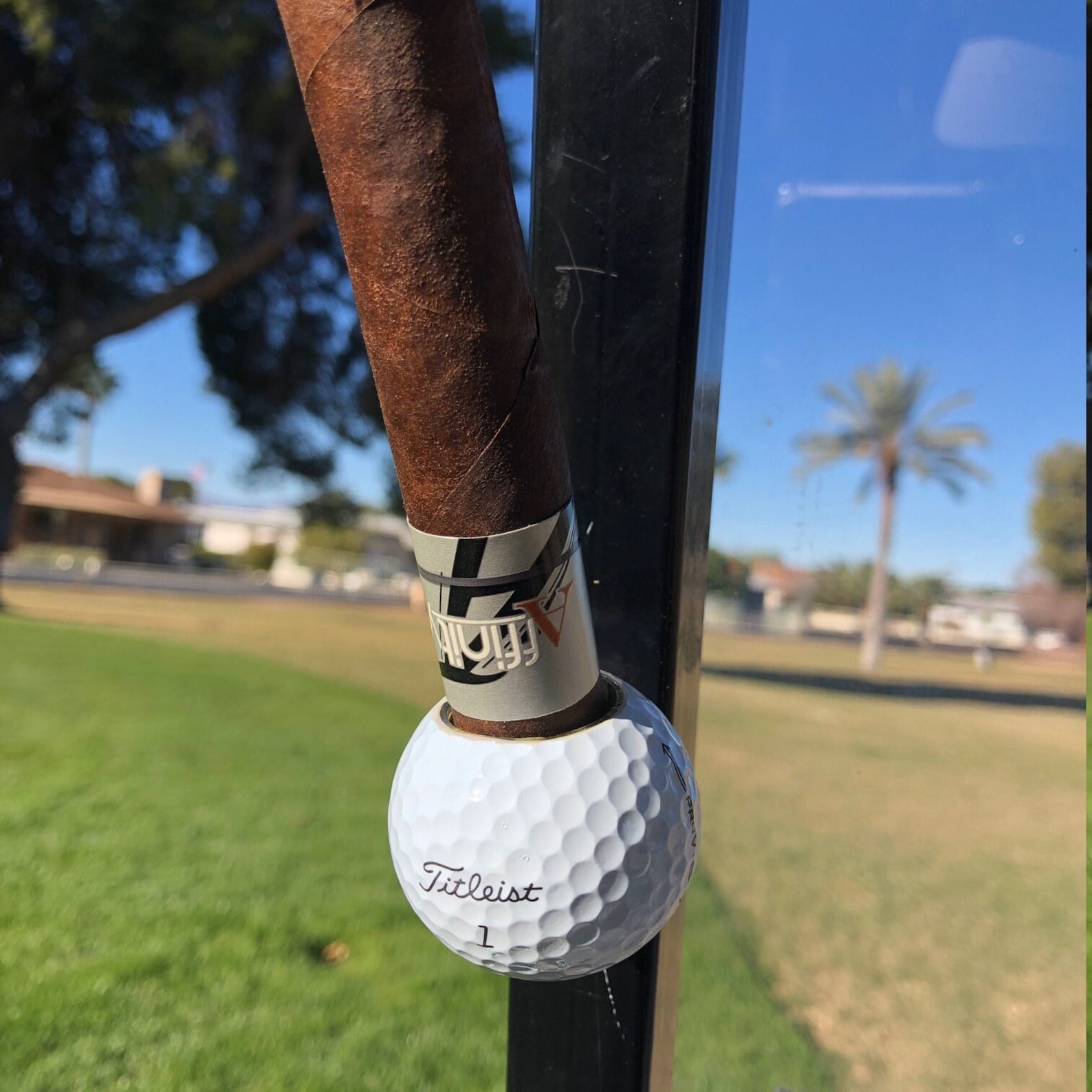 Custom Golf Ball Cigar Holder Etsy