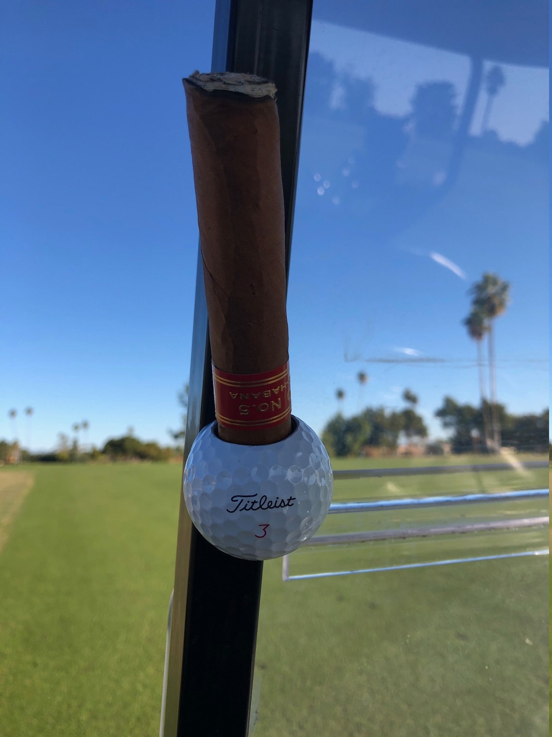 Custom Golf Ball Cigar Holder Etsy