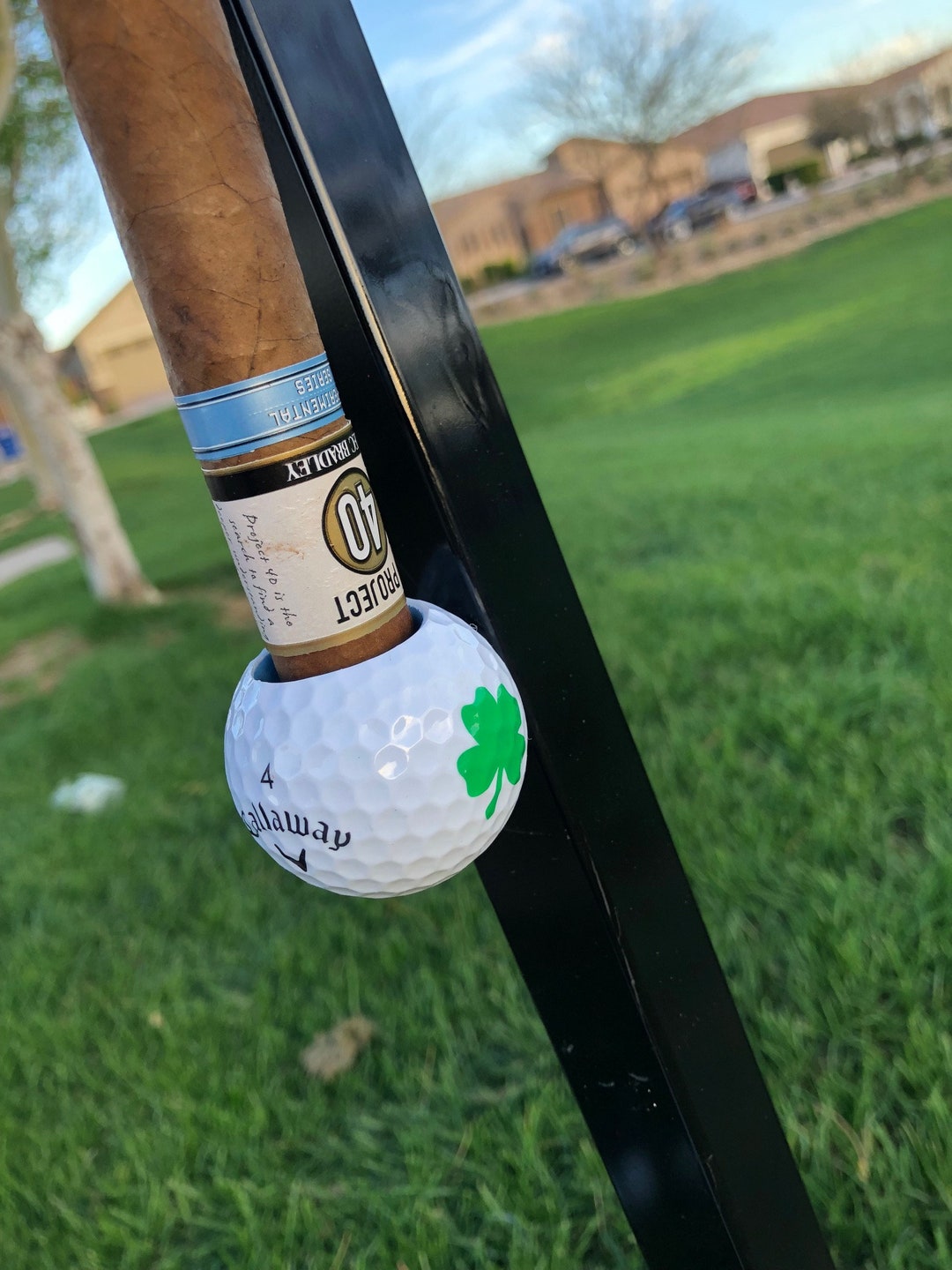 Callaway Supersoft Shamrock Golf Ball Cigar Holder Etsy