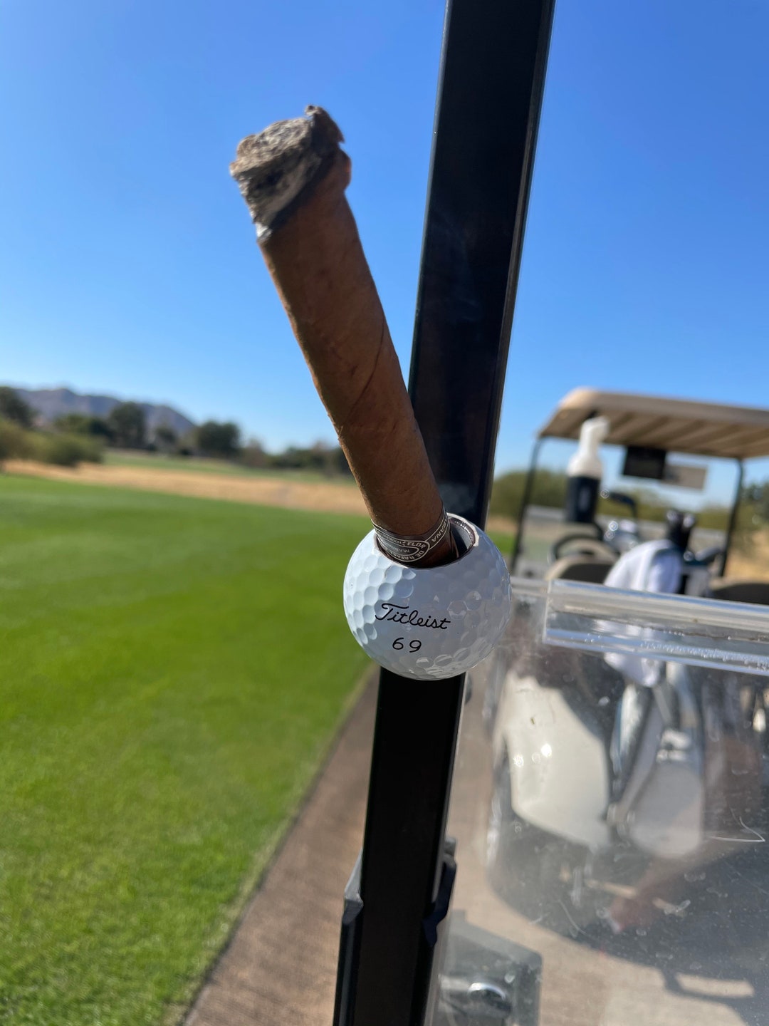 Titleist Golf Ball Cigar Holder Etsy