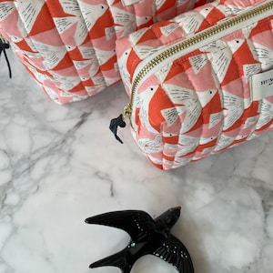Trousse de toilette Lena XXL effet matelassé