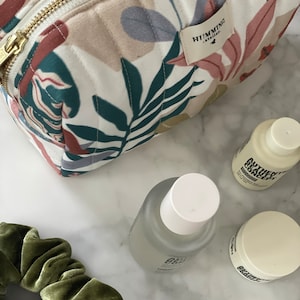 Trousse de toilette Ambre effet matelassé