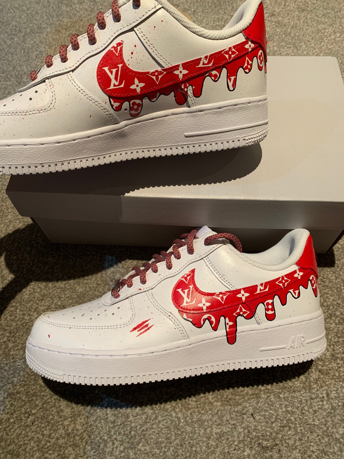 Custom Air Force 1 Made to Order Etsy