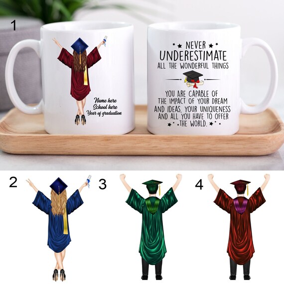 Personalized Graduation Mug Custom Graduation Mug Graduation Etsy