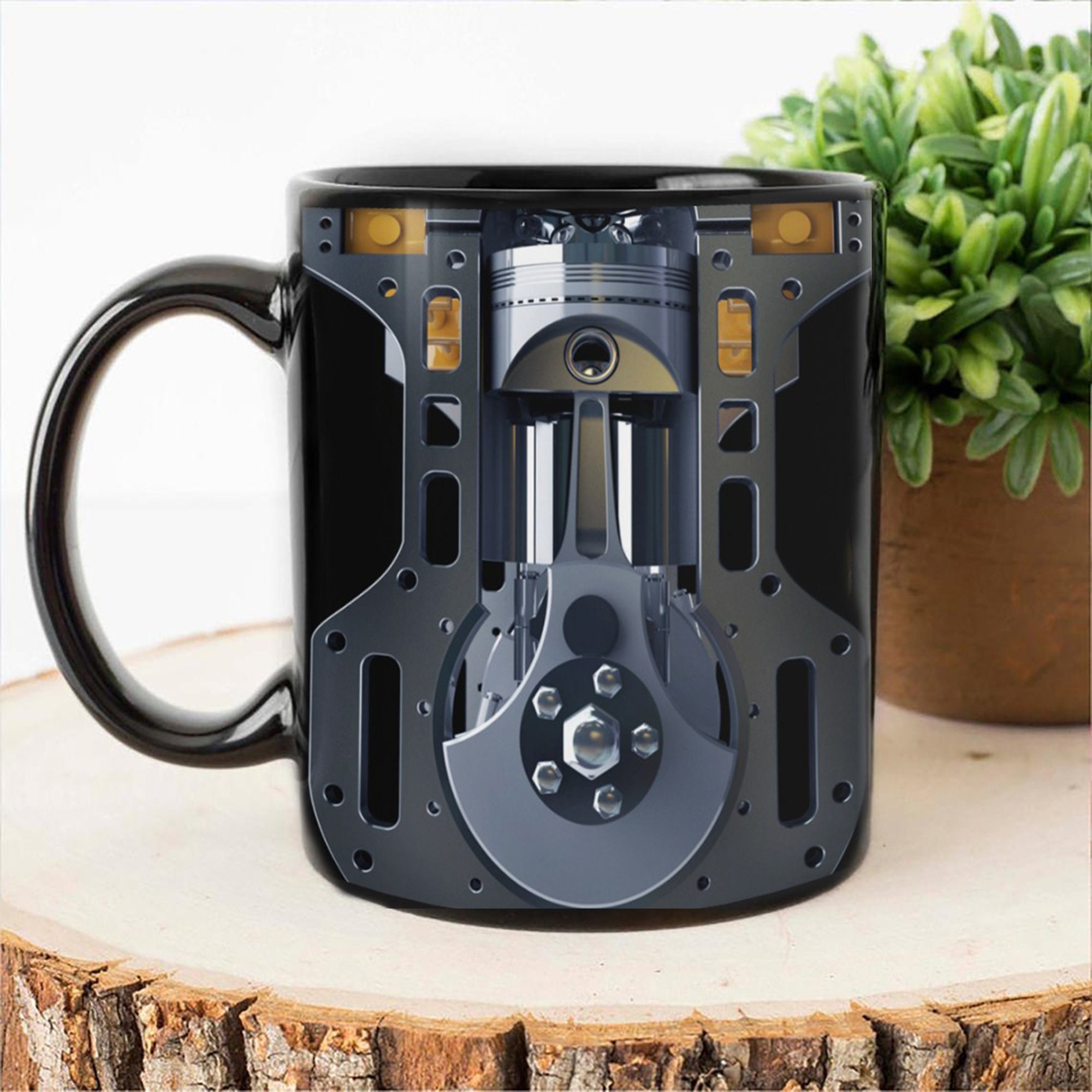 Mechanic Engine Mugs Unique Coffee Mugs Fathers Day Mug Etsy