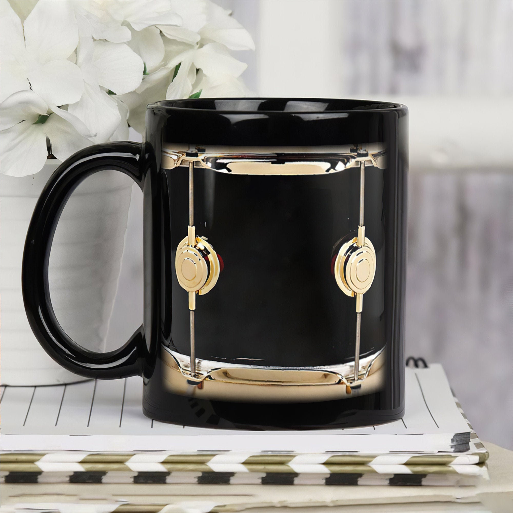 Snare Drum Gift Mug Drummer Mug Drummer Gifts for Men Etsy