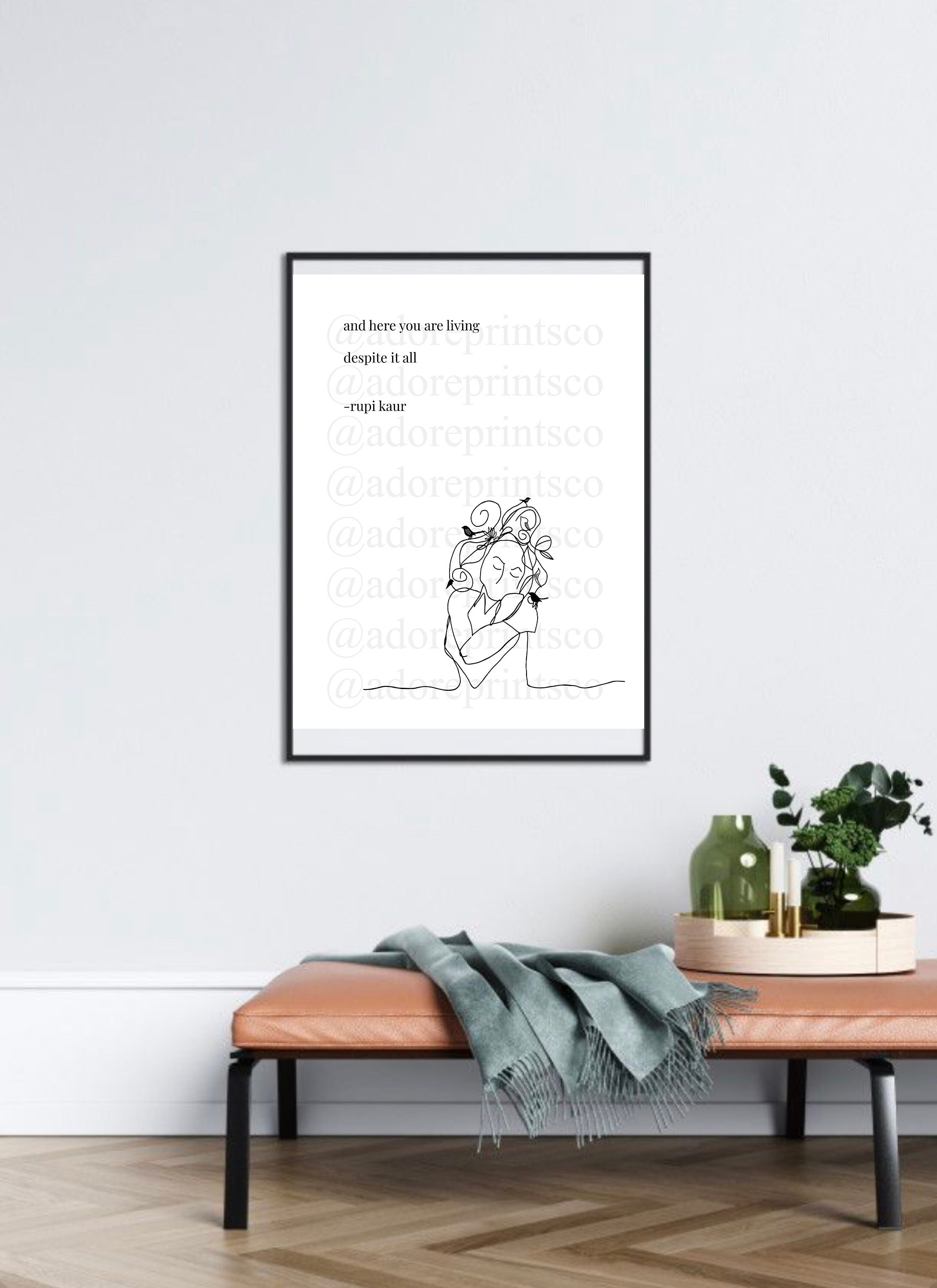 And Here You Are Living Rupi Kaur Etsy And Here You Are Living Rupi Kaur Etsy