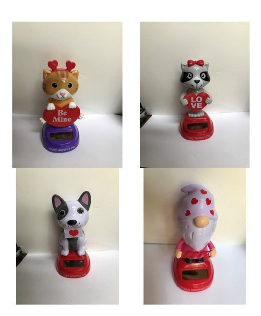 Solar Bobble Heads Valentines Etsy