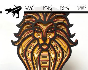 Free Free 193 Layered Lion Mandala Svg SVG PNG EPS DXF File