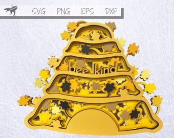 Download Mandala Bee Svg Etsy