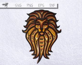 Free Free 278 Layered Lion Mandala Svg SVG PNG EPS DXF File