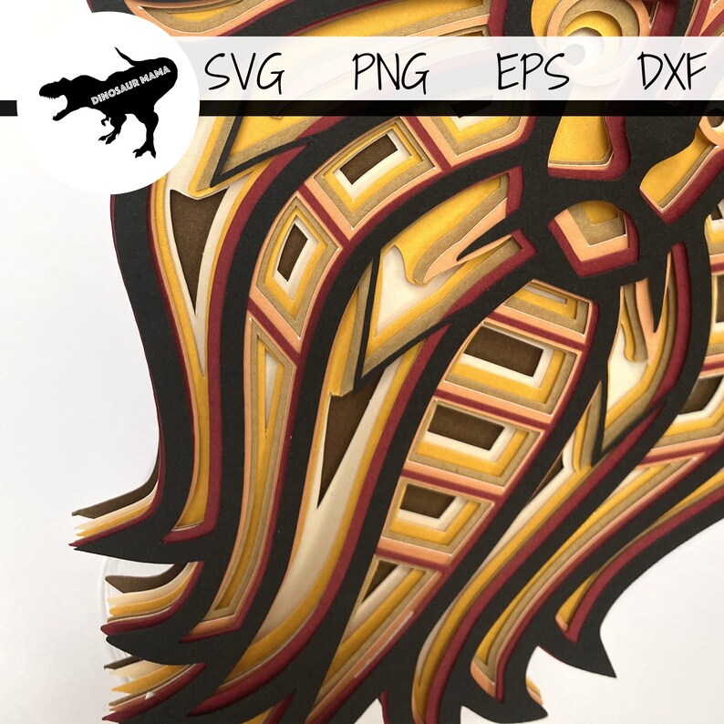 Free Free Layered Lion Mandala Svg 183 SVG PNG EPS DXF File