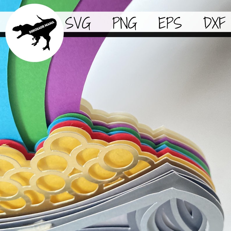 Download Clip Art Layered Pot Of Gold 3d Mandala Svg File Cricut Silhouette Paper Cutting Craft Project Rainbow Clipart St Patricks Day Toddler Craft Png Art Collectibles