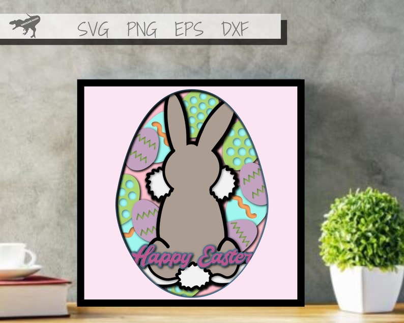 Easter Shadow Box SVG File for Cricut & Silhouette Happy - Etsy Singapore