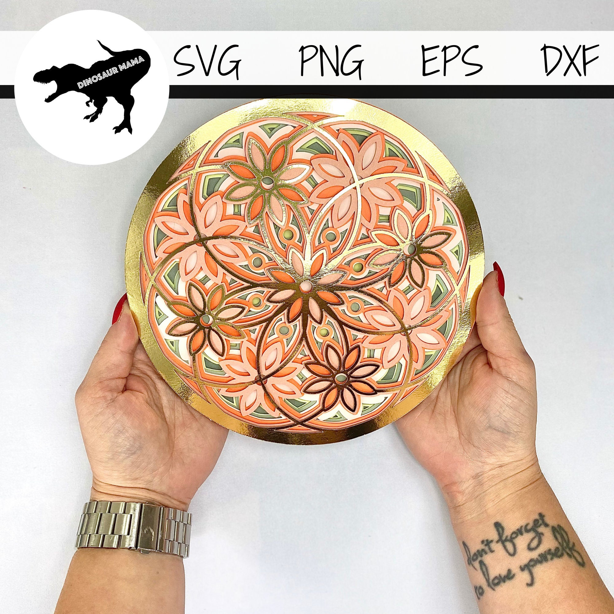 Free Free Cricut Mandala Shadow Box 726 SVG PNG EPS DXF File