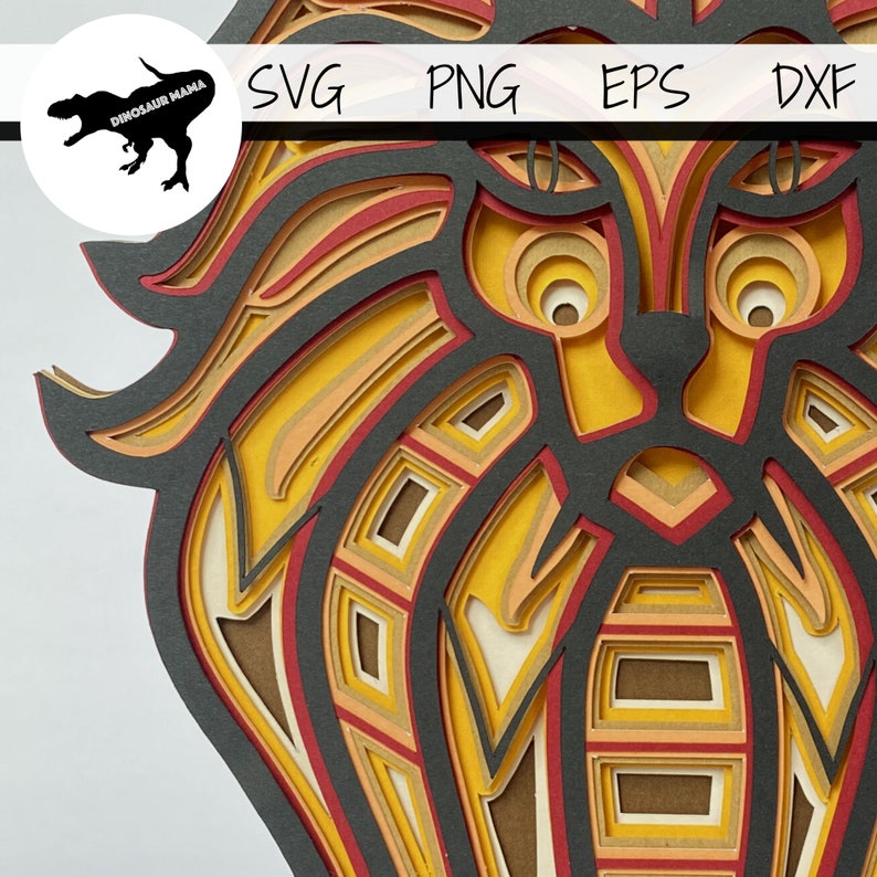 Free Free Layered Lion Mandala Svg 183 SVG PNG EPS DXF File