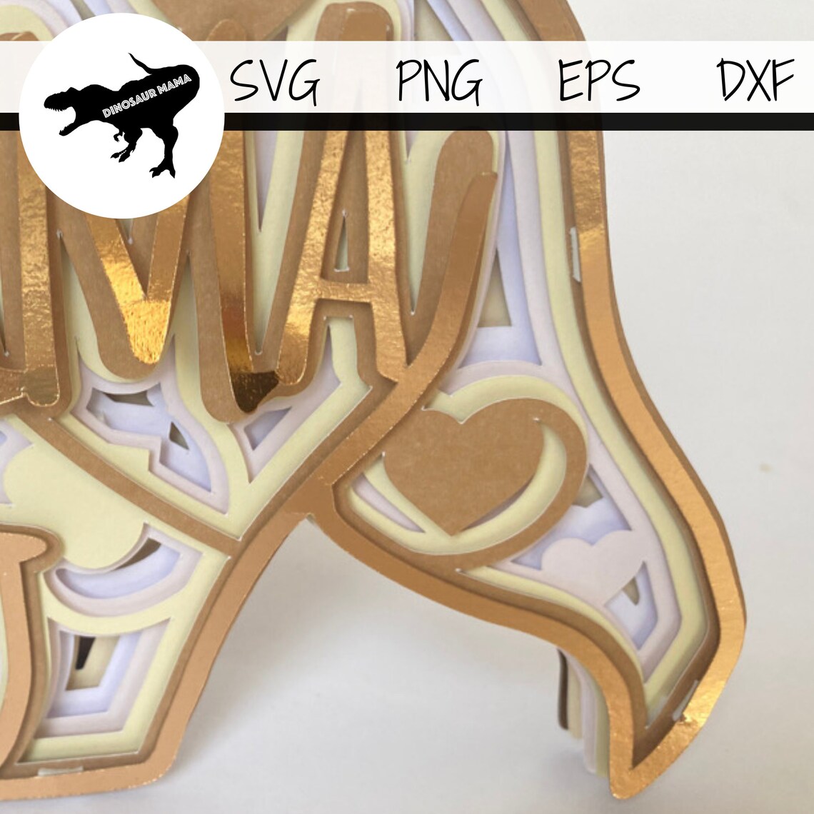 Download Mama Bear 3D Mandala SVG Layered File Cricut and Silhouette. | Etsy