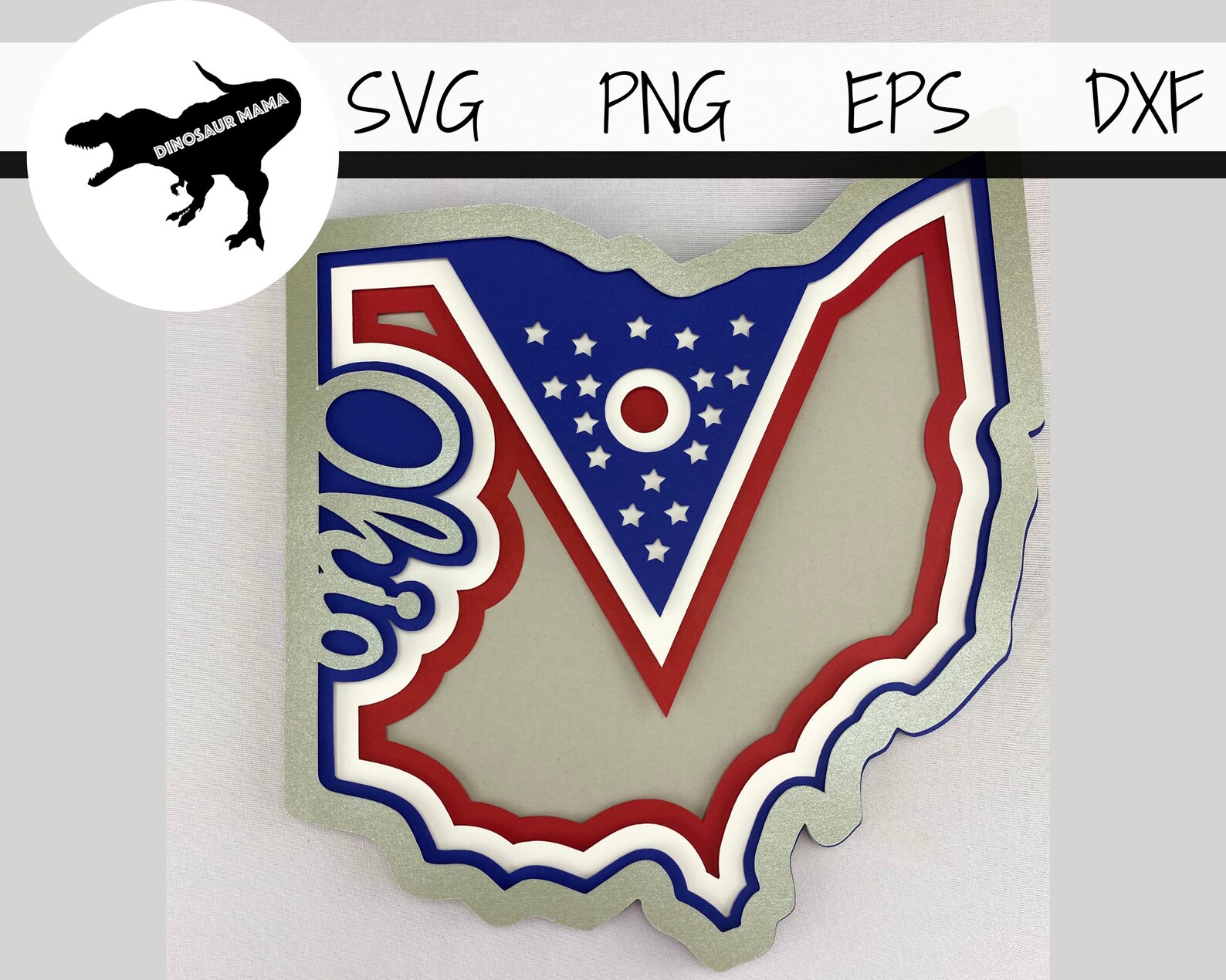 Download 3D Ohio Mandala SVG fichier Cricut. Projet dartisanat de | Etsy