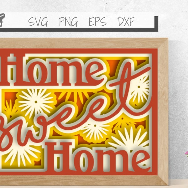 Home Sweet Home 3D Mandala SVG File Cricut and Silhouette. Paper Cutting Craft Project. Kitchen Clipart. New Homeowners Shadowbox Idea. Home Sweet Home 3D Mandala SVG File Cricut and Silhouette. Paper Cutting Craft Project. Kitchen Clipart. New Homeowners Shadowbox Idea.
